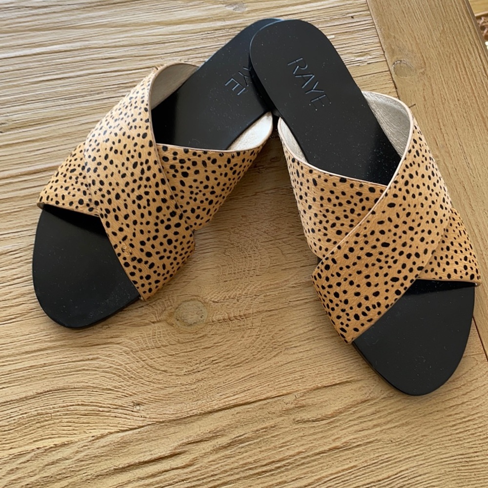 Revolve Raye Atmore sandal leopard